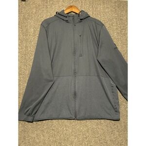 Travis Mathew deepspace full zip golf jacket hoodie mens blue XL performance